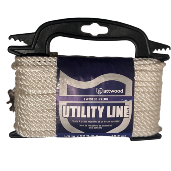attwood Other - Utility Line Twisted Nylon 1/4 in 50ft
